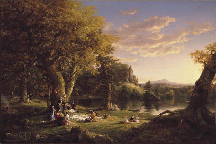 Thomas Cole The Pic-Nic (mk13) Spain oil painting art
